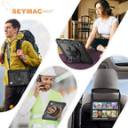 SEYMAC stock Case for Samsung Galaxy Tab S11 5G Tablet Case 11'' Protective with Screen Protector, Pen Holder, 360 Rotate Stand, Hand Strap, Shoulder Strap, Black1 - Image 6