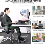 EUREKA ERGONOMIC Tilt Adjustable Footrest, Foot Rest for Under Desk at Work with Massage Surface, Office Foot Rest Under Desk with 20 Degree Tilt No Locking, Metal Frame - Image 6