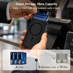 Magnetic Phone Wallet Compatible with MagSafe, One-Touch Pop-Up Card Holder - Image 2