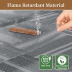 Office Chair Mat for Carpet, 53" X 45" X 0.09" Desk Chair Mat for Carpet Floors, Clear and Thick Rolling Computer Chair Mats with Non-Slip Studded for Home and Office Low Pile Carpets - Image 4