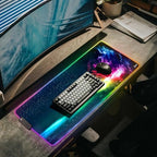 Gerlos RGB Gaming Mouse Pad, Large LED Desk Mat for Gamer, 31.5" x 11.8" - Image 6