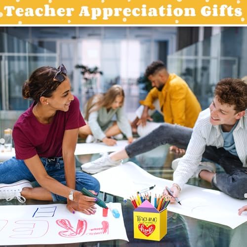 Sherr 10 Pcs Back to School Teacher Gifts Inspirational Pencil Cups Bulk - Image 5