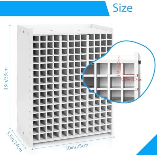 Marker Organizer for Desk,180 Slots Marker Storage with Divider - Image 5