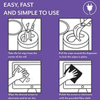 Swanky Cables Screen Cleaner Wipes: Electronic Wipes for Screens - Computer Screen Wipes for Lens, Phone, Tv Screen and Monitor Cleaning - Tech Wipes & Microfiber Cloth (Canister, 300 Count) - Image 6