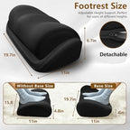 Foot Rest for Under Desk at Work, Adjustable Desk Foot Rest & Foot Stool for Office Work, Gaming Desk Accessories, Multi-Use Leg Rest Pillow for Couch, Bed Sleeping,Washable Cover - Image 6