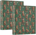 ALAZA Brainrot Tung Tung Tung Sahur (11) 3 Ring Binder 1.5 Inch Three Ring Office Binders w/clipboard & 3 Pockets, Hold 200 Sheets, 1 pc by ALAZA