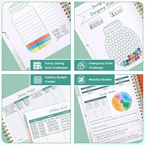SOLIGT 8.5 x 11 inches Large Budget Planner and Monthly Bill Organizer - Image 5