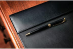 Dacasso Black 30" x 18" Desk Pad/Desk Mat/Desk Protector, Bonded Leather, 30.00 x 18.00 x 0.50 (PR-1403) - Image 7