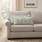 ISAENNE Designer Linen Throw Pillow Cover,Set of 2,28"x12"-Mosella A - Image 3