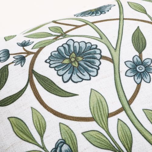 ISAENNE Designer Linen Throw Pillow Cover,Set of 2,20"x12"-Mosella A - Image 5