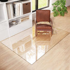 Tempered Glass Chair Mat for Carpet 60"x40", Floor Protector - Image 3