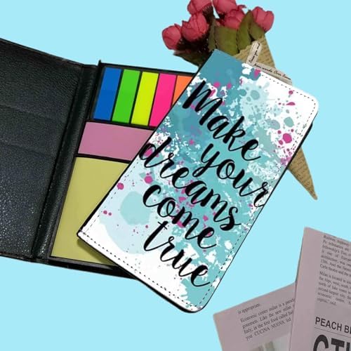 5 Packs Sublimation Faux Leather Blanks Sticky Note Pad Cases for Office Home Desk Decor Accessories - Image 7
