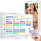 Digital Calendar 15.6 Inch, Smart Touchscreen Wall Calendar Planner Family Organizer with Chore Chart, Meal Planner, Electronic To-Do List, 32GB Schedule Board, Photo Frame by Unknown