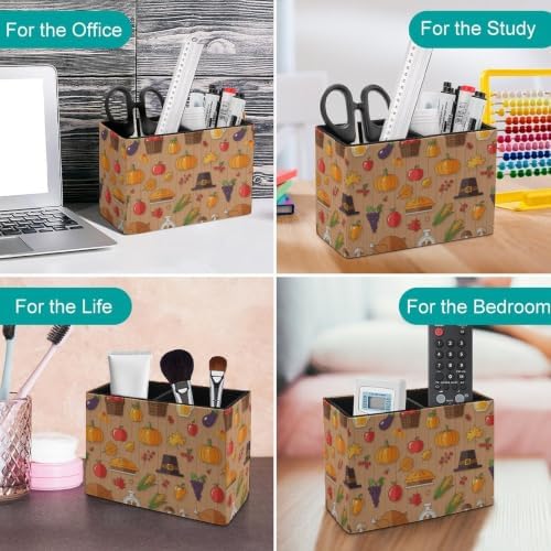 desk organizers and accessories Turkey Chili Peppers Mushrooms Eggplant Cowboy Hat Stackable Sturdy Pouch,Home with Multi Size - Image 4