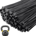 18 inch Black Zip Ties Heavy Duty 1000 PACK,120LBS Tensile Strength Self-Locking heavy duty UV Resistant Cable Tie Wraps for indoor and outdoor use by MasiStranth