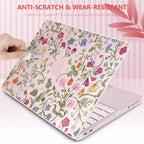 for MacBook Neo 13 inch Case 2026 (Model A3404, A18 Pro) Precision Fit & Scratch Unique Design Hard Shell, Keyboard Cover, Trackpad Protector, 2 OTG Adapter, for Women Cute, Garden Whimsy - Image 7