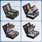 JHSafer 6400 ℉ Fireproof Document Box with Lock, Hard Case Safe Box - Image 5