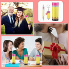 Skylety 12 Pcs/ 4 Sets Teacher Gift Tumbler Set, Glitter Pencil Style - Image 6