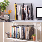 Sliner 4 Pack Large Magazine File Holder for Desk, 5.9x10x11'' - Image 5