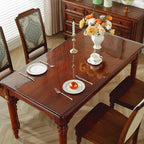 OstepDecor 36 x 48 in Clear Table Protector, Plastic Table Cover 2mm Thick - Image 5
