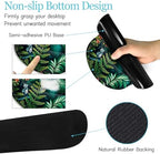 LIMKRIAN Floral Large Desk Mat Set, Green Mouse Pad with Wrist Rest - Image 5
