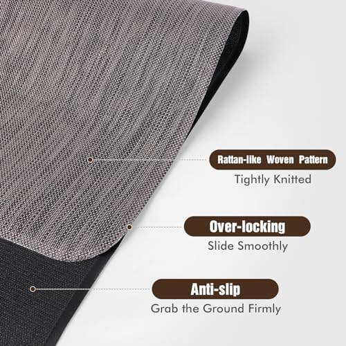 Blvornl Office Chair Mat for Hardwood Floor, Computer Chair Mat, 50"x 63" - Image 2