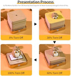 3D Memo Pad Time Piece Calendar 2027, 3D Tear-Off Art Desk Calendar 2027, Creative 3D Memo Pad Paper Art Tree House DIY Paper Carving Decoration (Magic Eagle) - Image 6
