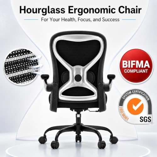 Ergonomic Home Office Chair, 4-Way Lumbar, Thick Cushion, 330LBS - Image 5