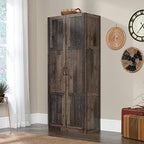 Sauder Select Storage Cabinet, Pantry Cabinet Kitchen Storage with Adjustable Shelves, Utility Room Storage Cabinet, in Reclaimed Pine - Image 2