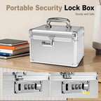 Silver Medication Combination Lock Boxes with Code Small - Image 2