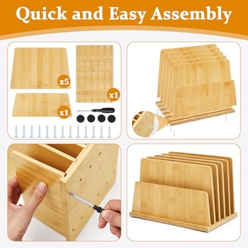 Unittype Bamboo Multi Device Organizer, 5 Slots - Image 4