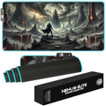 RGB Gaming Mouse Pad Large Extended Desk Mat 35.4x15.7 XXL XXXL Mousepad LED Light Up Keyboard Mat PC Gamer Desk Pad Gaming Accessories Extra Big Mouse Mat for Desk - Shadowlands Odyssey by NexusElite