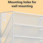 Kuntine.B Wall File Organizer Office Hanging Magazine Holder Wall File Organizer for Office Home - Image 4