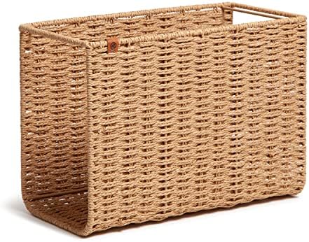 U Brands Desktop Hanging File Organzier, Woven Texture, Letter Size by UBrands