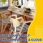 AAAAAcessories Chair Cushions for Dining Chairs, 17 x 16 x 2 in, Set of 2 - Image 6