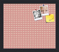 PinPix 15x13 inch Cork Bulletin Board. This Decorative Framed Pin Board Comes with Diamond Pattern in Pink and Beige Design and Satin Black. Ideal for Home, Office Decor or School (PinPix-290) by PinPixBulletinBoards