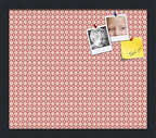 PinPix 15x13 inch Cork Bulletin Board. This Decorative Framed Pin Board Comes with Diamond Pattern in Pink and Beige Design and Satin Black. Ideal for Home, Office Decor or School (PinPix-290) by PinPixBulletinBoards