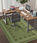 chakme Office Chair Mat for Hardwood Floor, 60"x45" Easy Glide Computer Desk Mat Protector for Rolling Chair Under Desk Rug Nonslip Backing, Machine Wash, (Southwestern Sage by CHAKME