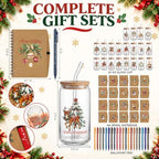 Resurhang 60 Pcs Christmas Winter Gifts Bulk Cup Notebook Pen Set for Staff - Image 2