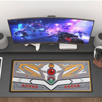 Mouse pad - Evangelion EVA Unit Inspired Futuristic Eye Design, Large 35.4"x15.7" - Image 6