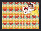 PinPix 18x13 inch Cork Bulletin Board. This Decorative Framed Pin Board Comes with Abstract Pattern in Color Design and Satin Black. Ideal for Home, Office Decor or School (PinPix-564) by PinPixBulletinBoards