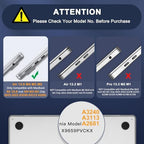 MOSISO Compatible with MacBook Air 13 inch Case M5 2026 M4 M3 M2 2025-2022 - Image 2