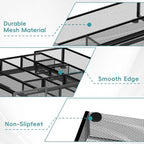 2 Pack Expandable Desk Drawer Organizer, 10 Compartments, Black - Image 6