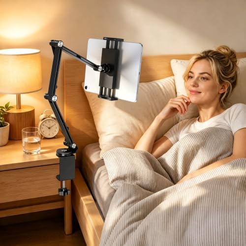 CreaDream Tablet Stand Holder, Aluminum Extendable iPad Arm Mount for Desk - Image 7