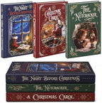 3 Pcs Christmas Decorative Books Holiday Vintage Paper Notebook by Seeloowy