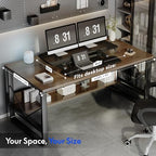FLEXISPOT Standing Desk Converter 42", Extra Large Ergonomic Height Adjustable Sit Stand Desk Riser, Spacious Computer Workstation with Wide Keyboard Tray, Black - Image 7