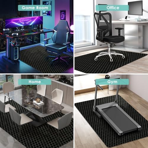 Vicwe Office Chair Mat for Hardwood Floor, 63" x 51" Chair Mat, Anti-Slip - Image 6