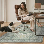 36"x48" Office Chair Mat for Hardwood Floor, Non-Slip Washable Green - Image 7