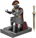 Roman Praetorian Prefect Warrior Knight Pen Holder Desk Ornament Iron - Image 2