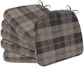 AAAAAcessories Chair Cushions for Dining Chairs, 17 x 16 x 2 in, Set of 6 by AAAAAcessories